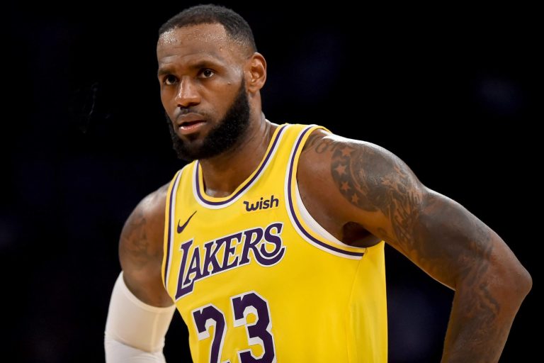 Lakers Star Lebron James And Adam Sandler