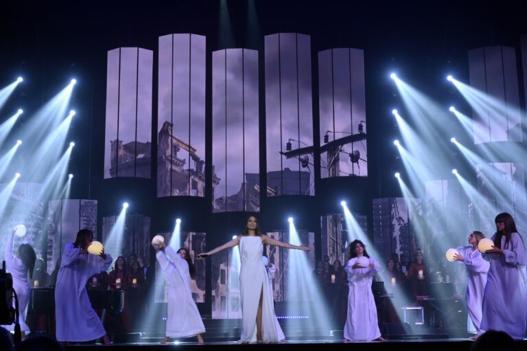  Beirut celebrates ” Night of Hope” featuring artist Hiba Tawaji, composer Oussama Rahbani, and international artist Ibrahim Maalouf